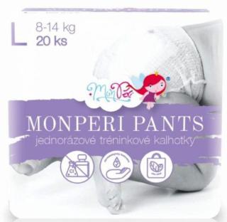 MONPERI PANTS Kalhotky plenkové jednorázové L  20 ks