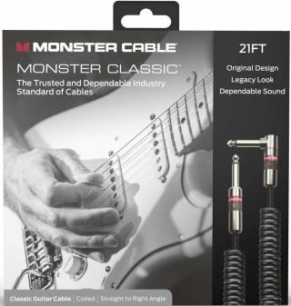 Monster Cable Prolink Classic 21FT Coiled Instrument Cable Černá 6,5 m Zalomený-Rovný
