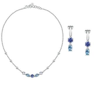 Morellato Elegantní souprava šperků s kubickými zirkony Colori SAVY25
