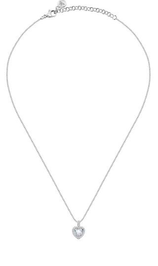 Morellato Romantický stříbrný náhrdelník se srdíčkem Tesori SAVB02