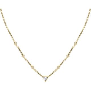 Morellato Slušivý pozlacený náhrdelník s krystaly Trilliant SAWY01