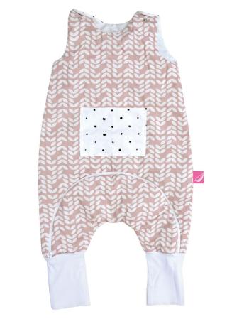 MOTHERHOOD Vak spací s nohavicemi a kapsou Pink Classics 1-1,5r 2 tog