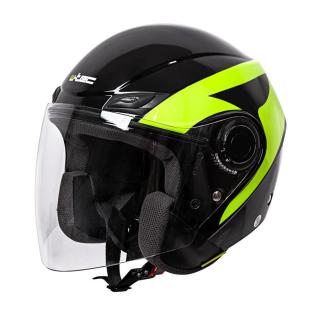 Moto helma W-TEC Nankko Black-Fluo  XS