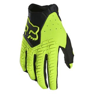 Motokrosové rukavice FOX Pawtector Fluo Yellow MX22  fluo žlutá  M