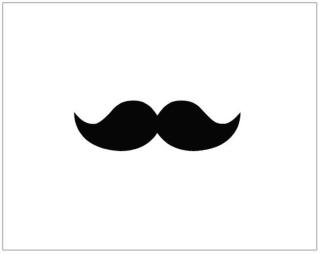 Moustache Dárkový balící papír