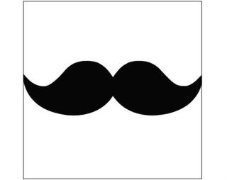 Moustache Plakát čtverec Ikea kompatibilní