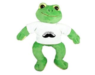 Movember Moustache Plyšová žába