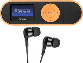 MP3 Ecg Pmp 20 4GB Black&Orange oranžový 4 Gb