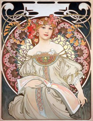 Mucha, Alphonse Marie - Obrazová reprodukce Poster for the calendar,