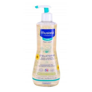 Mustela Bébé Stelatopia 500 ml sprchový olej pro děti