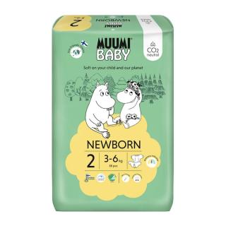 Muumi Baby 2 Newborn 3–6 kg eko pleny 58 ks