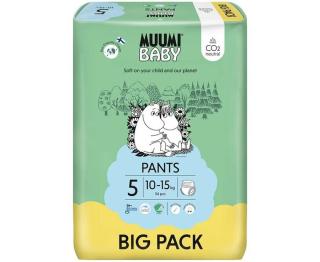 MUUMI Baby Pants 5 Maxi+ 10-15 kg , kalhotkové eko pleny