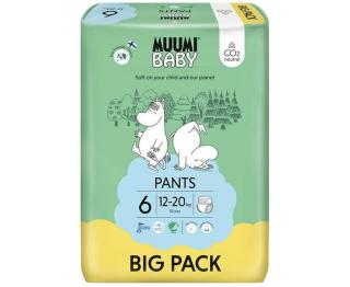 MUUMI Baby Pants 6 Junior 12-20 kg , kalhotkové eko pleny