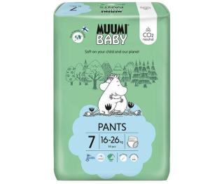 MUUMI Baby Pants 7 XL 16-26 kg , kalhotkové eko pleny