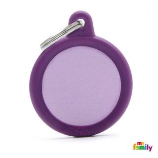 My family známka - Hushtag kruh, fialová 1 ks