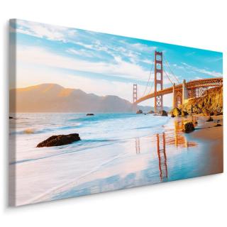 MyBestHome BOX Plátno Golden Gate Bridge Varianta: 90x60