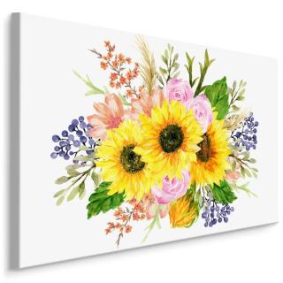 MyBestHome BOX Plátno Květinová Kompozice II. Varianta: 120x80