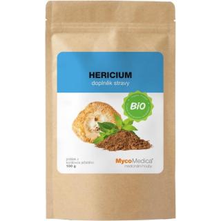 MycoMedica Hericium BIO doplněk stravy pro detoxikaci organismu a podporu imunity 100 g