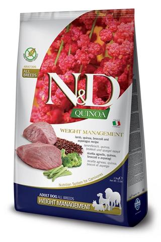 N&D Quinoa Dog Adult Weight Management Lamb 2,5 kg