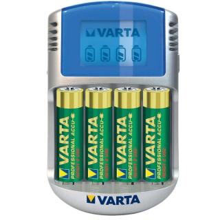 Nabíječka VARTA Power-Play LCD, USB vc. 4 akumulátoru AA
