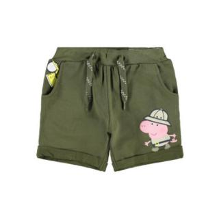 Name it Pot shorts Prasátko Peppa Ivy Green