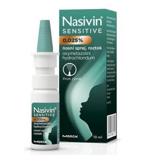 Nasivin Sensitive pro děti 0,025 % nosní sprej 10ml