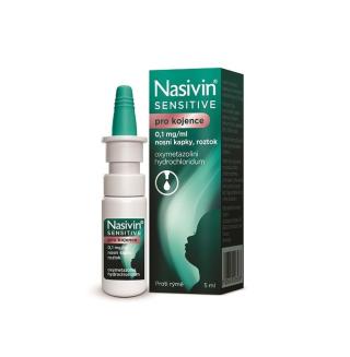 Nasivin sensitive pro kojence 0,1mg/ml kapky 5ml