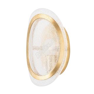 Nástěnné svítidlo DANES mosaz/sklo zlatá/matná E14 1x60W - HUDSON VALLEY
