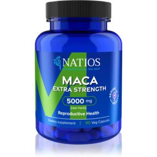 NATIOS Maca extract 5000 mg extra strong bylinné kapsle pro podporu zvýšení sexuální touhy 90 cps