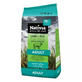 NATIVIA Dog Adult Lamb & Rice granule pro psy s citlivým zažíváním 1 ks, Hmotnost balení: 15 kg