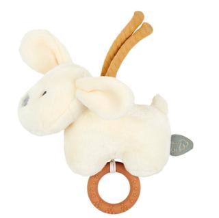 Nattou Charlie Mini Toy Dog Flanel Vanilla