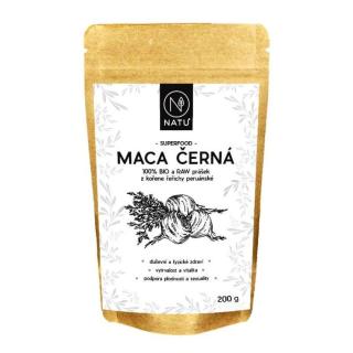 NATU Maca černá BIO prášek 200 g