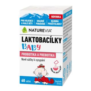 NATUREVIA Laktobacílky baby 60 sáčků