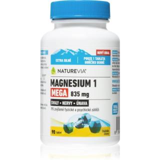 NatureVia Magnesium 1 Mega 835mg tablety s vysokým obsahem hořčíku 90 tbl