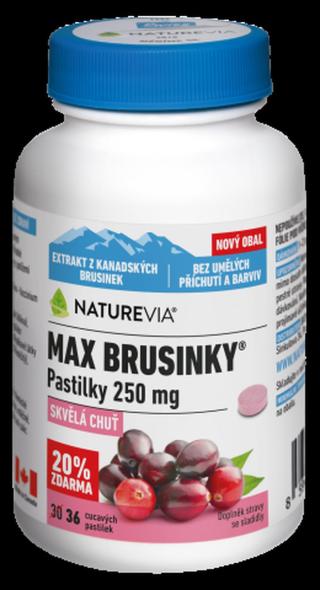 Naturevia Max Brusinky Pastilky Tbl.30+6