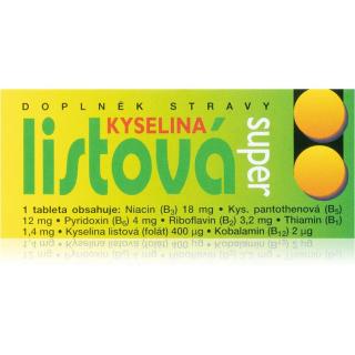 NATURVITA Kyselina listová Super doplněk stravy s kyselinou listovou 60 tbl