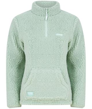 Navitas Mikina Womens Sherpa Pullover Light Green Velikost: S