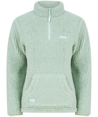 Navitas mikina womens sherpa pullover light green - xxl