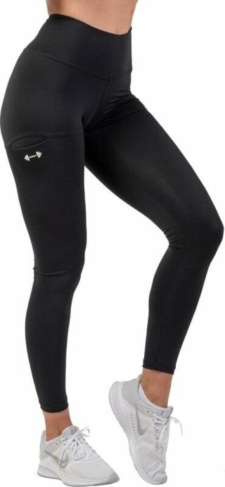 Nebbia Active High-Waist Smart Pocket Leggings Black M Fitness kalhoty