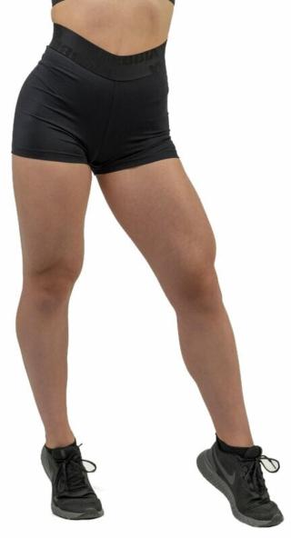 Nebbia Compression High Waist Shorts INTENSE Leg Day Black L