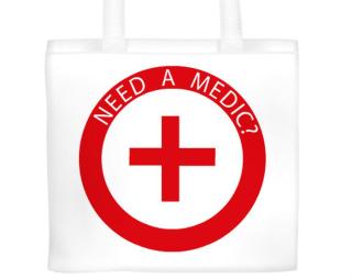 Need a medic? Plátěná nákupní taška