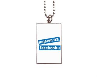 Nejsem na facebooku Medailonek obdélník