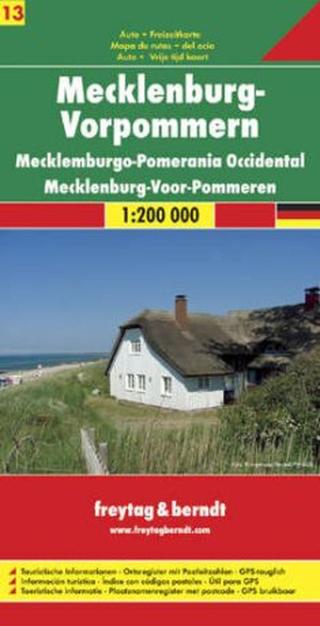 Německo: Meklenbursko-Přední Pomořansko 1:200 000