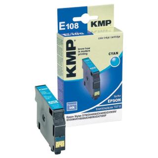 Neoriginální cartridge KMP E108 odpovídá EPSON T071240 cyan