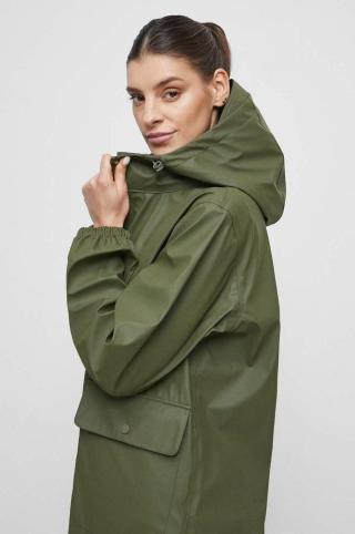 Nepromokavý kabát Medicine dámský, zelená barva, přechodný