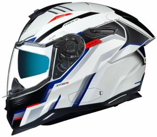 Nexx SX.100R Gridline White/Blue MT XL Přilba