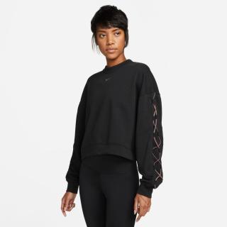 Nike Dri-FIT Get Fit Womens Lace-Up Crew-Neck Sweatshirt M