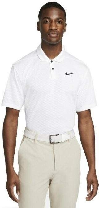 Nike Dri-Fit Vapor Texture Mens Polo Shirt White/Black L
