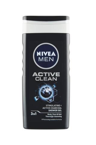 Nivea Men Active Clean sprchový gel pro muže 250 ml