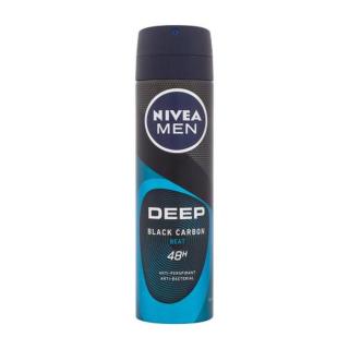 Nivea Men Deep Black Carbon Beat 48H 150 ml antiperspirant pro muže deospray